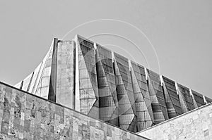 Geometric roof of Odessa Theater of Musical Comedy