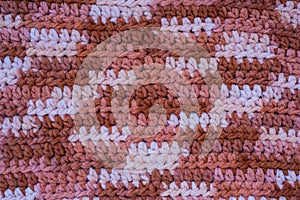 Geometric seamless knitted pattern