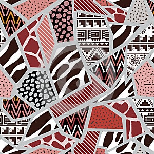 Geometric seamless pattern