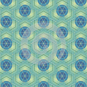 Geometric seamless pattern