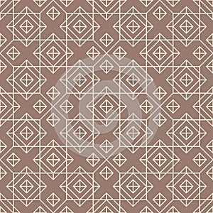 Geometric seamless pattern background. Simple graphic print. Vector repeating line texture. Modern rhombus swatch. Minimalistic