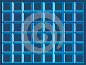 Geometric seamless pattern - blue colour