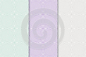 Geometric seamless pattern. Colored background