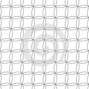 Geometric seamless pattern. Linear background