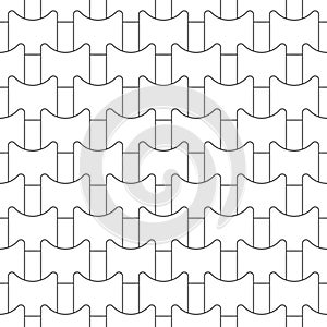 Geometric seamless pattern. Linear composition, a template for creative ideas
