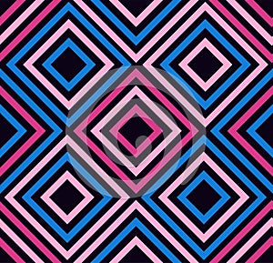 geometric seamless pattern. Modern texture. Repeating geometric lines in a minimalist style.blue, pink background for business