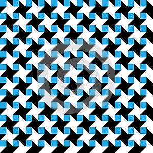 Seamless pattern in red, blue and white