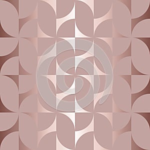 Geometric seamless pattern. Repeated elegant modular background. Luxury texture for design prints. Repeating bauhaus decorative pa