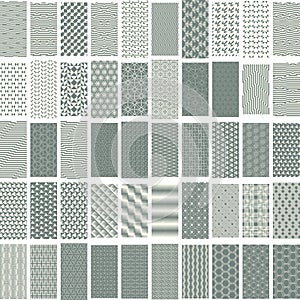 50 geometric seamless pattern set.