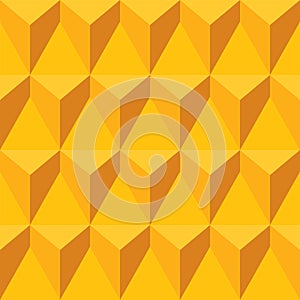 Geometric seamless pattern with simple 3D elements