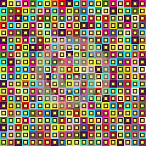 Geometric seamless pattern of square, abstract background. Checkered design, bright multicolored squares. For the