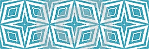 Geometric seamless pattern. Turquoise