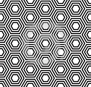 Geometric seamless pattern. Turtle shell pattern