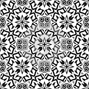 Geometric Seamless pattern  in white background.