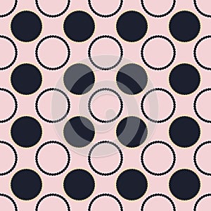 Geometric seamless repeat pattern. Vector illustration.