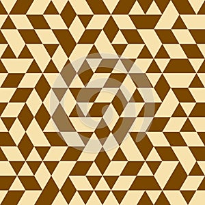 Geometric Seamless Vector Pattern With Abstract Triangles