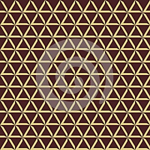 Geometric Seamless Vector Pattern With Abstract Triangles