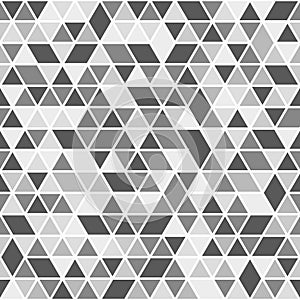 Geometric Seamless Vector Pattern With Abstract Triangles