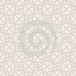 Geometric seamless vector pattern including traditional korean or chinese motive with typical lines and elements