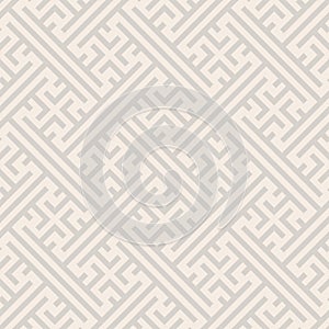 Geometric seamless vector pattern including traditional korean or chinese motive with typical lines and elements