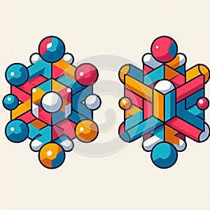 geometric sequences exponential Generative ai for illustratio