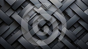 Geometric Shadows: An Abstract Pattern of Overlapping Shapes and Depth