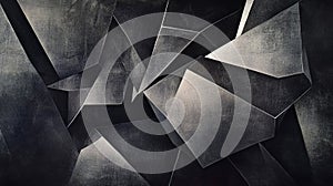 Geometric Shadows: An Abstract Pattern of Overlapping Shapes and Depth