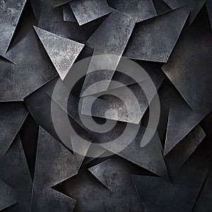 Geometric Shadows: An Abstract Pattern of Overlapping Shapes and Depth