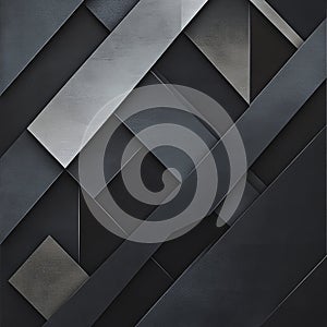 Geometric Shadows: An Abstract Pattern of Overlapping Shapes and Depth