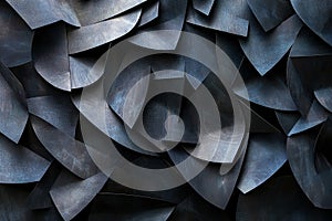 Geometric Shadows: An Abstract Pattern of Overlapping Shapes and Depth