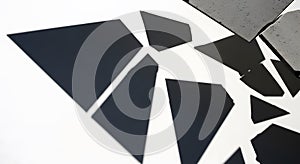 Geometric Shadows of Broken Fragments