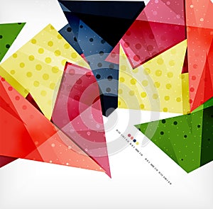 Geometric shape abstract futuristic background