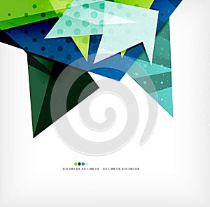 Geometric shape abstract futuristic background