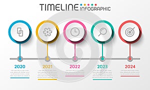 Geometric shape elements with steps,road map,options,milestone,processes or workflow.Business data visualization.