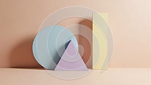 The lighting casts subtle shadows adding depth to the shapes