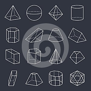 Geometric Shapes Collection Vector Illustration