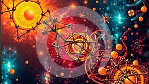 Geometric Shapes in Cosmic Scene