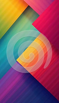 Geometric shapes intersect, creating depth and dimension, minimalist, design photo
