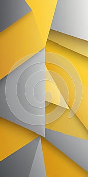 Geometric Shapes in Yellow Lightgrey