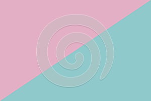 geometric simple background in pastel colors, pink and tourquise blu, vintage style