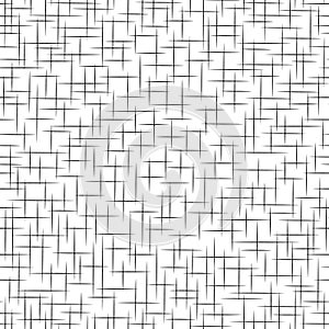 Geometric simple print. Seamless pattern. Black and white monochrome background with lines. Repeating stripe texture. Abstract neu