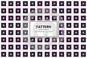 Geometric simple seamless pattern with colorful elements