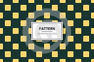 Geometric simple seamless pattern with colorful elements