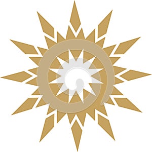 Geometric Snowflake Icon