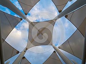 Geometric Solar Shade Sail