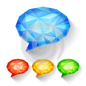 Geometric Speech Bubbles