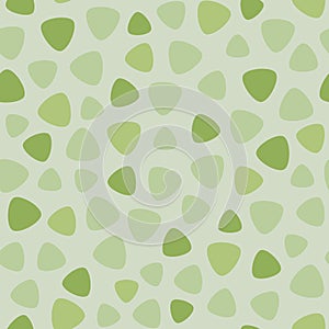 Geometric spots vector seamless pattern. Fresh green colors