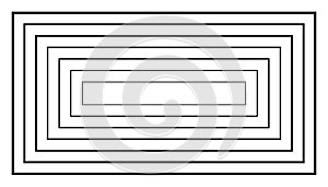 Geometric Square Frame Abstract Background