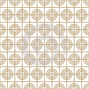 Geometric square minimal target graphic vector pattern