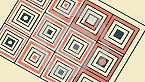 Geometric square pattern, abstract background and modern texture vector design Generative AI